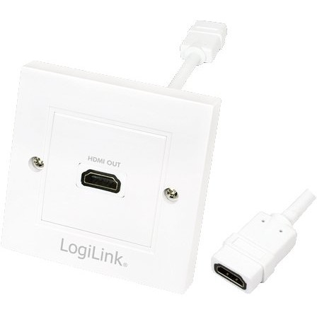 Priza HDMI de perete cu 1 port HDMI, Logilink