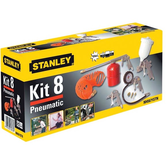 Set 8 accesorii Stanley, pentru compresoare, 9045671STN