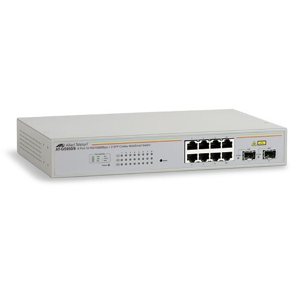 Switch AT-GS950/8 - 8 ports, 10/100/1000TX Websmart