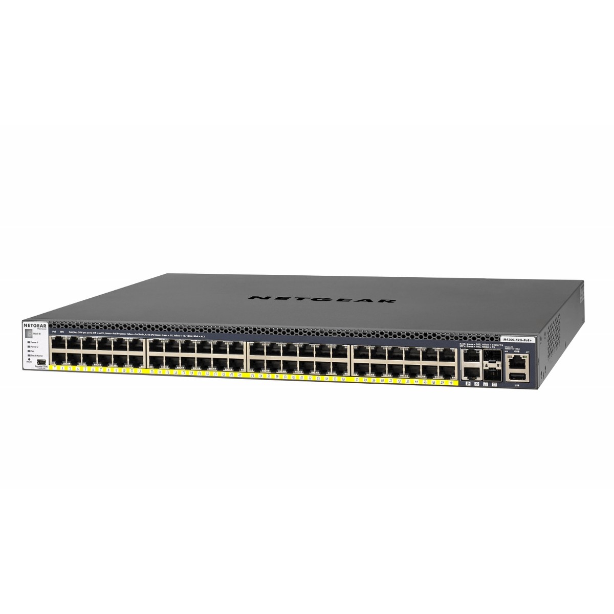 Switch M4300-52G-POE+ MANAGED  APS1000W 48x1G PoE+ (GSM4352PB)