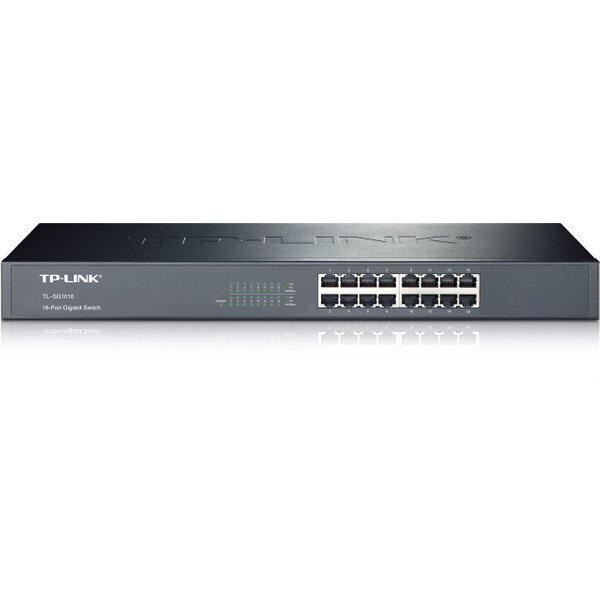 Switch TL-SG1016 16 Porturi 1U Rack-Mountable Carcasa Otel