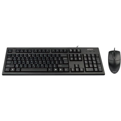 Kit tastatura si mouse KR-8520D Interfata USB Negru