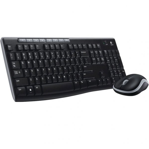 Kit tastatura si mouse Wireless Desktop MK270 USB 2.0 Negru