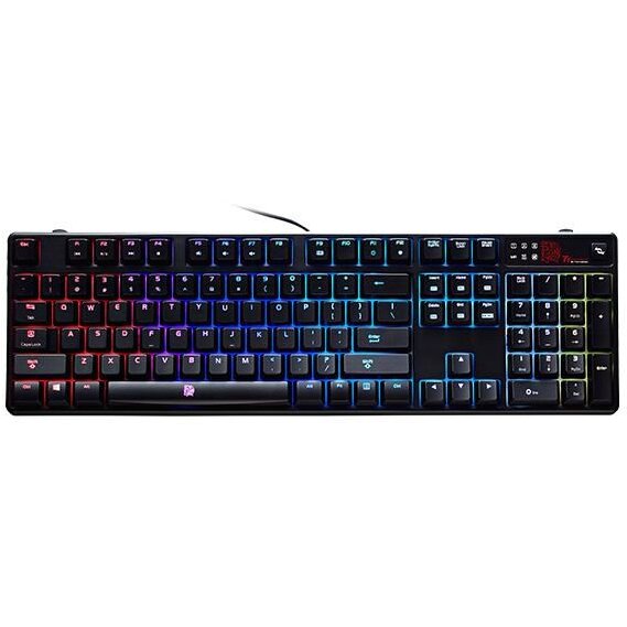 Tastatura Tt eSPORTS POSEIDON Z RGB Blue Switch USB, negru