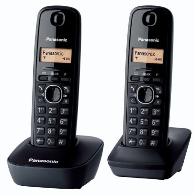Telefon Dect twin cu Caller ID, Negru