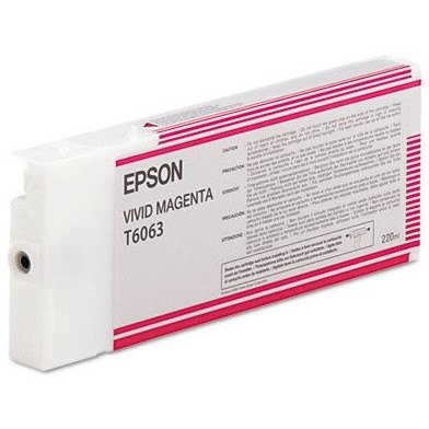 Toner inkjet Epson T6063 vivid magenta, 220ml
