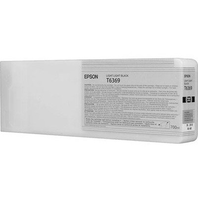 Toner inkjet Epson T6369 gri deschis, 700ml