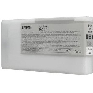Toner inkjet Epson T6537 gri, 200ml