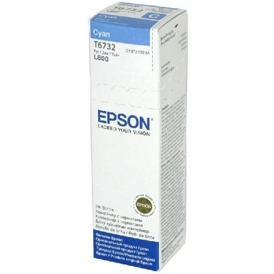 Toner inkjet Epson T6732 Cyan pentru L800, 70ml