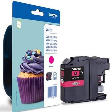 Toner inkjet  LC123 Magenta, 600 pagini