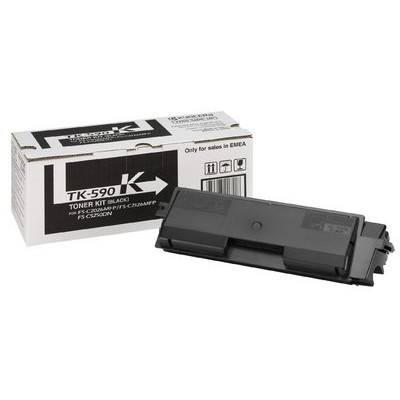Toner Kyocera TK-590K, Negru, 7000 pagini