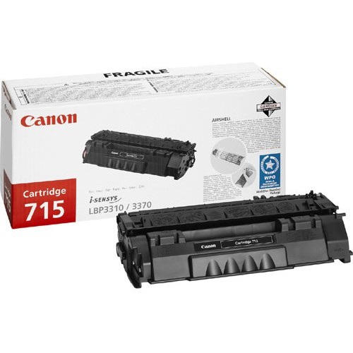 Toner laser Canon 715 - Negru, 7000 pagini