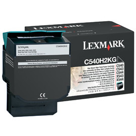 Toner Lexmark black | 2500pgs | C540n/C543dn/C544dn/C544dtn/C544dw/C544n/X543...