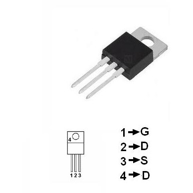 TRANZ.MOSFET DE PUT. CANAL N 600V 4A 75W 2OHM