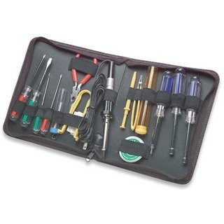 Accesoriu Retea Tool Kit,Tehnician,17 Pieces,Black