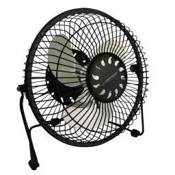 Ventilator de birou EA149K, 2.5 W, cablu USB, Negru