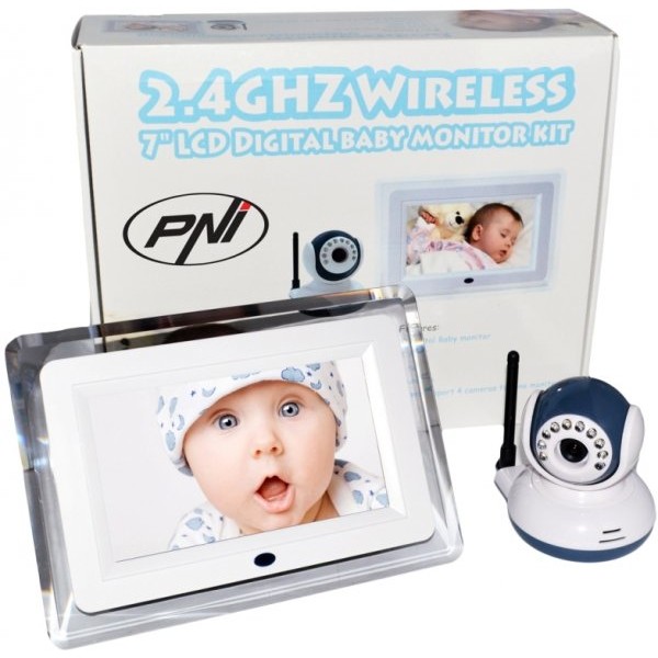 Video Baby Monitor PNI B7000 ecran 7 inch wireless