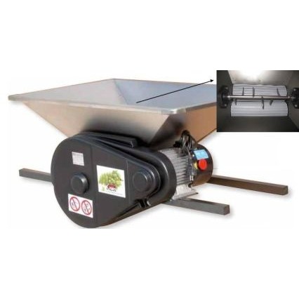 Zdrobitor fructe mare, PIGMO, cuvă inox 950 X 600 mm - motor 220 V, 1 CP