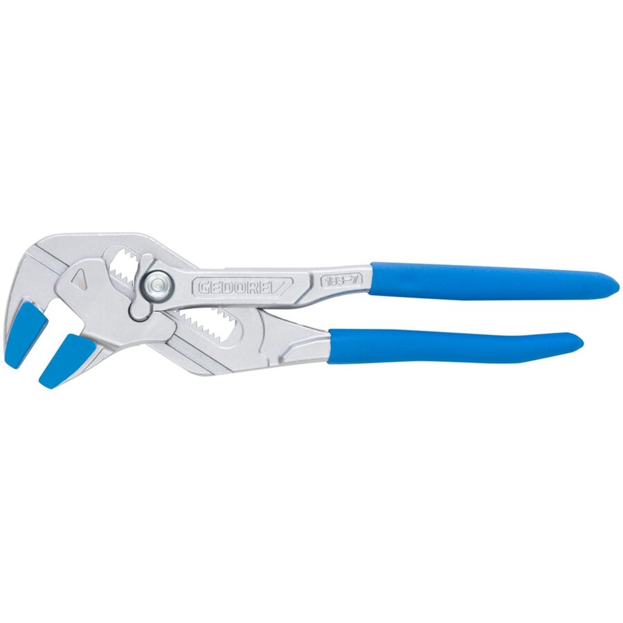 7 pliers wrench set, SB 183 7 TC S-001, with 4 jaws, blue wrench, 0 - 42mm or 0 - 1.5/8
