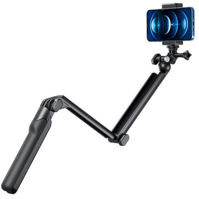 Accesoriu Camera Video Actiune 3-Way TE-TRP-009, lungime de la 22 la 55 cm