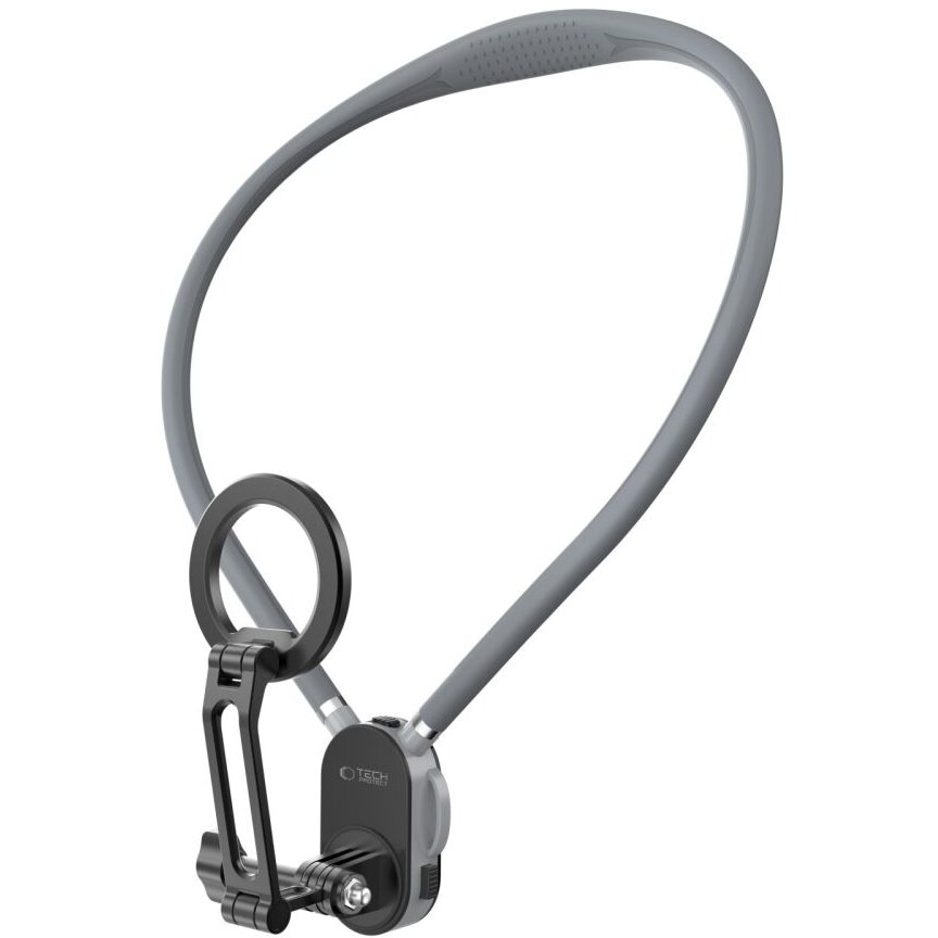 Accesoriu Camera Video Actiune AC200 compatibil cu telefoane/GoPro/DJI, Magnetic MagSafe, Gri