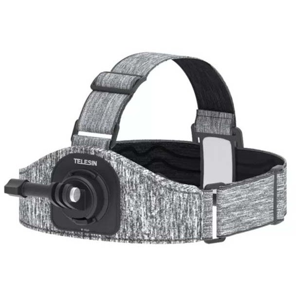 Accesoriu Camera Video Actiune Headband pentru 2 camere video sport, Gri