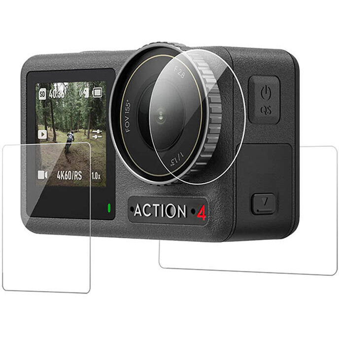 Accesoriu Camera Video Actiune OA-FLM-008 pentru camera video sport DJI Osmo Action 3/4, Transparent