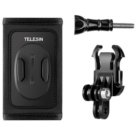 Accesoriu Camera Video Actiune pentru camere video sport, Rotire 360 grade, Negru