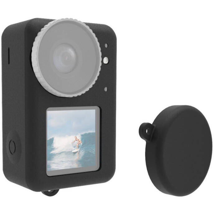 Accesoriu Camera Video Actiune PU874B compatibila cu camera DJI Osmo Action 4/3, Negru