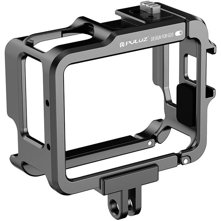 Accesoriu Camera Video Actiune PU971B compatibila cu camera Insta360 GO 3 / GO 3S, Aluminiu, Negru