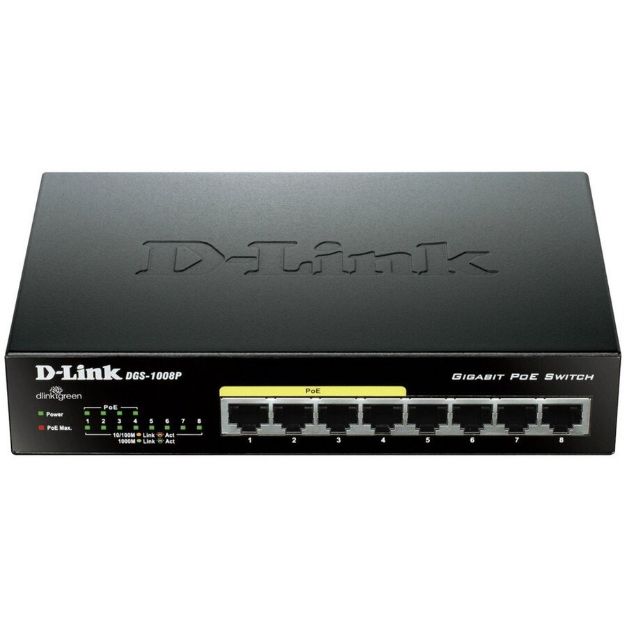 Accesoriu server DGS-1008P PoE 1000/UNM/ 8