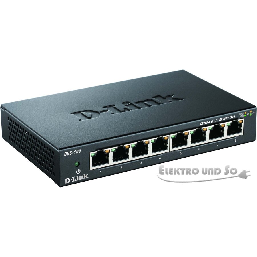 Switch Gigabit DGS-108