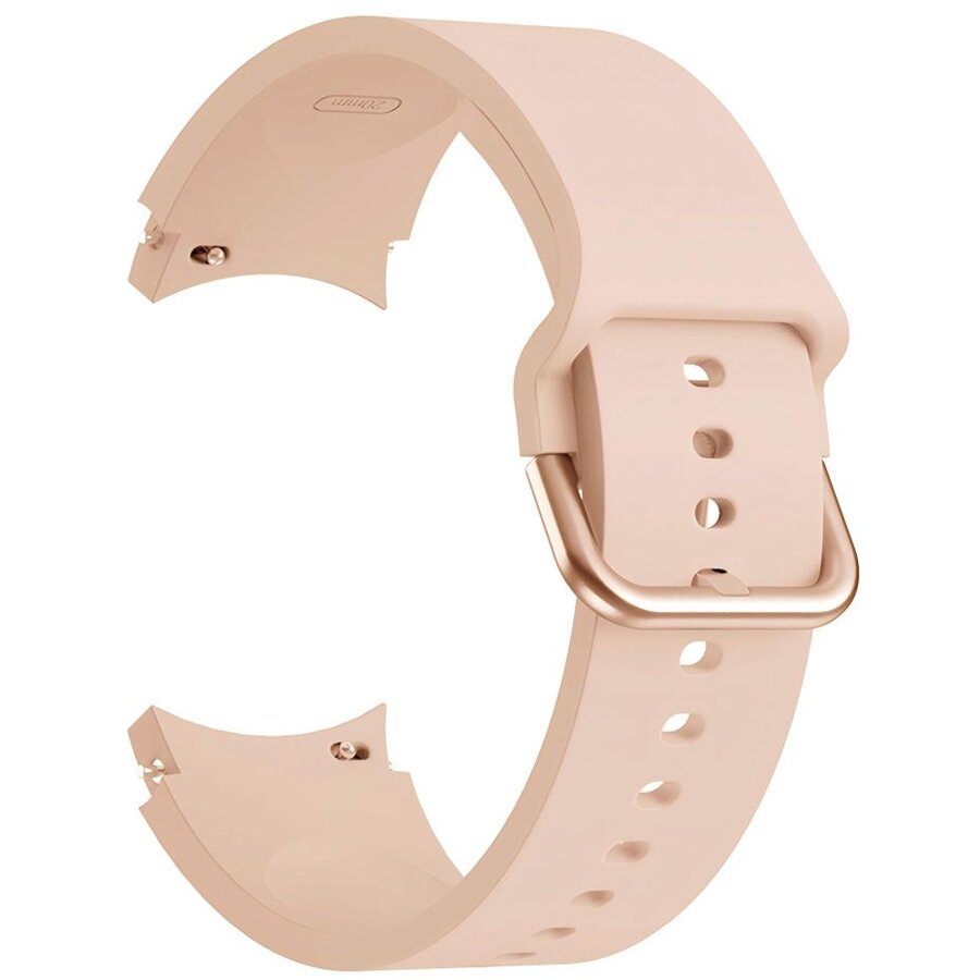 Accesoriu smartwatch Silicone compatibila cu Samsung Galaxy Watch 4/5/6/7/FE 40mm Caffe Latte