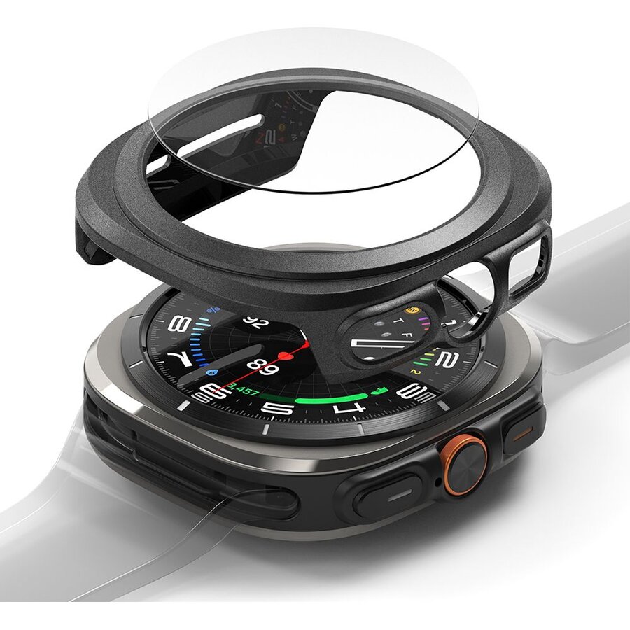 Accesoriu smartwatch Slim compatibil cu Samsung Galaxy Watch Ultra 47mm Titanium Black