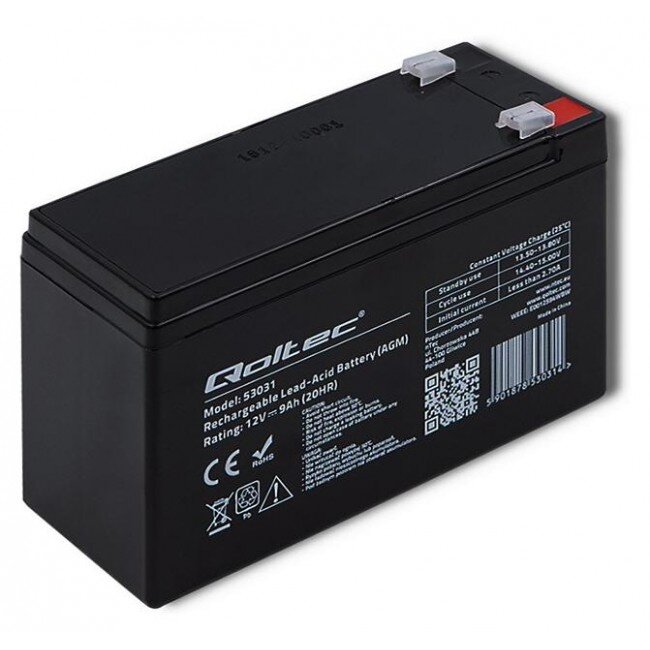 Acumulator AGM 12V 9Ah Negru