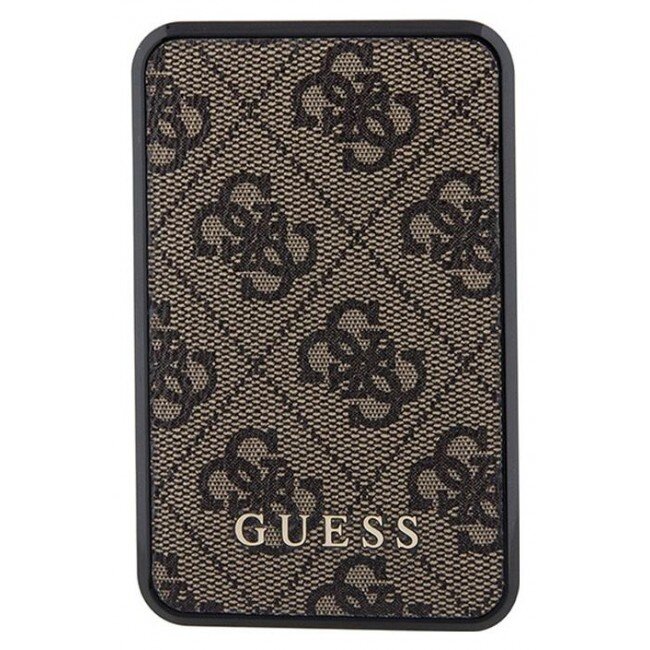 Acumulator Extern 4G Leather Metal Logo 10000mAh 18W maro