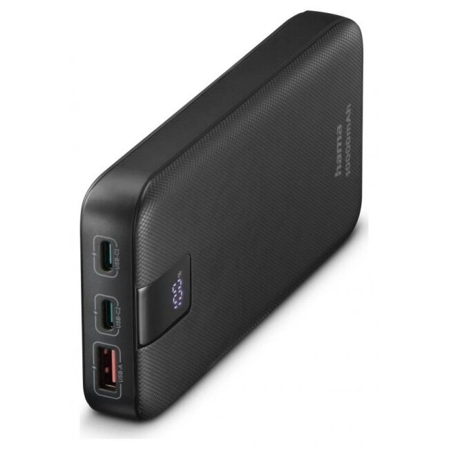 Acumulator Extern PD 10 Quick Charge 3.0 10000mAh   1x USB-A  2x USB-C  Gri