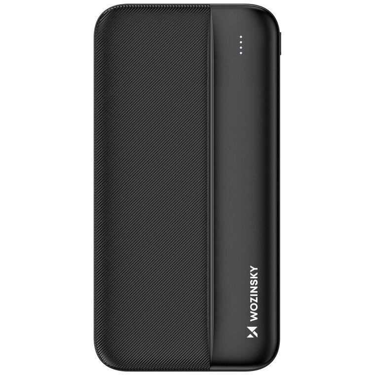 Acumulator extern WPBBK1, 10000 mAh, 2x USB, Negru