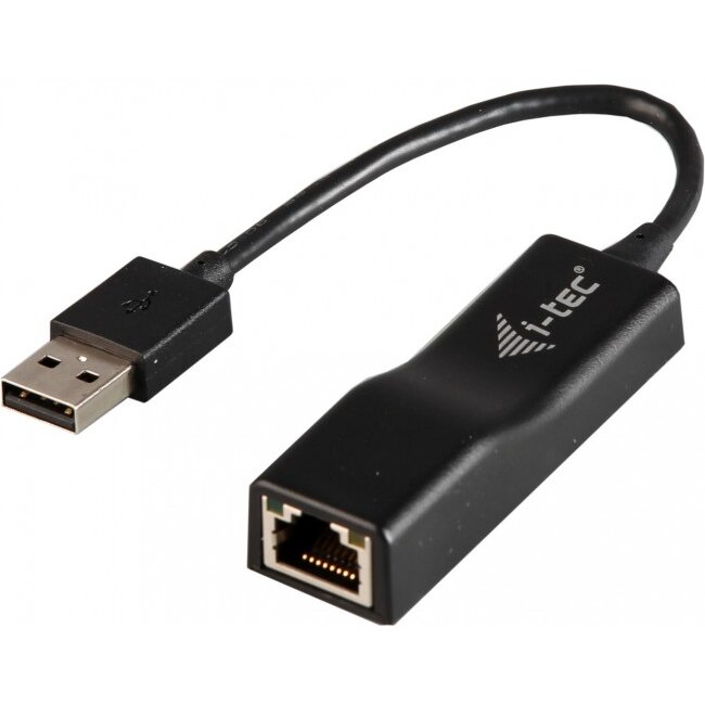 Adaptor 1x RJ-45 Socket  1x USB-A 2.0 LED  Negru