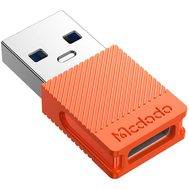 Adaptor Cablu de Date UBS-C mama la USB 3.0 OT-6550 5 Gbps Portocaliu