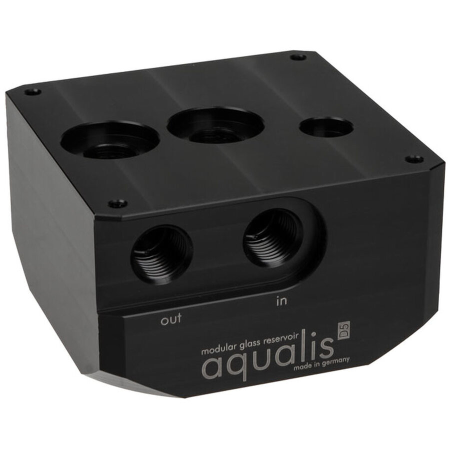 Adaptor Pompa D5 4x G1/4inch Negru