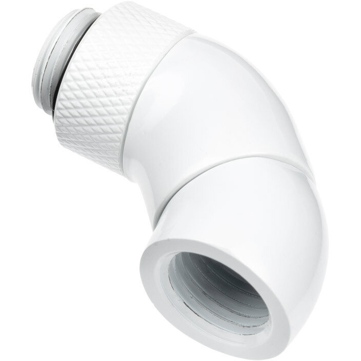 Adaptor Racirea  Apa 45 Grade G1/4inch  Alb