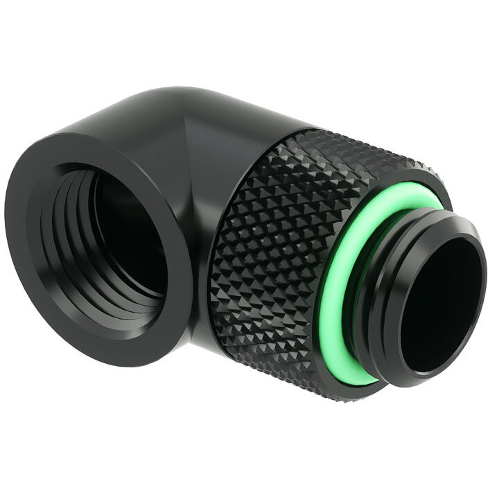 Adaptor Racirea  Apa 90 Grade G1/4inch Negru