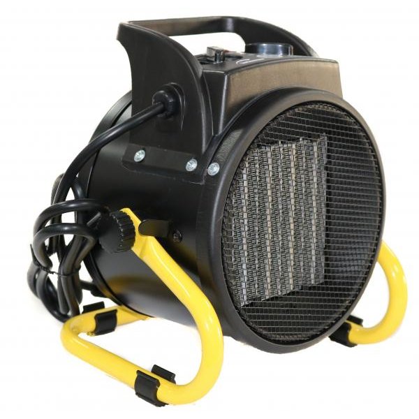 Aeroterma electrica PRO 2kW PTC 230V Protectie IP20 Negru/Galben