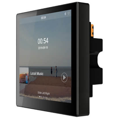 Amplificator DM839 Stereo De Perete 2x10W Cu MicroUSB/MicroSD/Bluetooth/WIFI si AUX cu Ecran LED 4inch Intercom