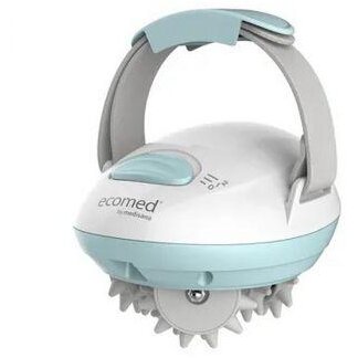 Aparat Masaj Anticelulitic 23602  AC80E 3x Role Masaj 2x Niveluri Intensitate Design Ergonomic  Alb/Albastru