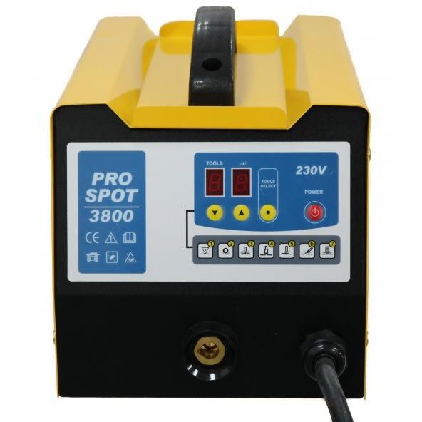Aparat pentru tinichigerie auto PRO SPOT 3800 380V Negru/Galben