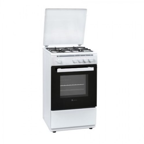 Aragaz Clasic MIAARNO50/50WH 4 arzatoare Cuptor gaz 50x50cm Alb