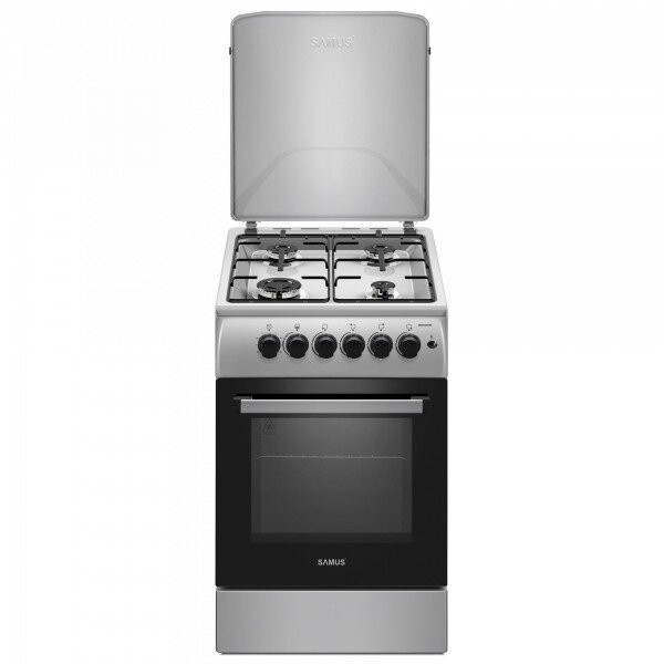 Aragaz Plita + Cuptor 4 Arzatoare Duze GN Inox