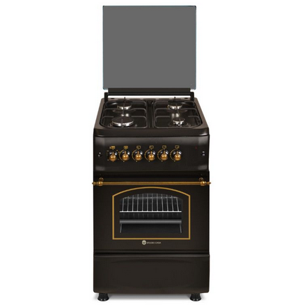 Aragaz rustic Verona Retro 50/55 Antracit gaz 4 arzatoare